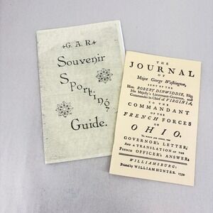 Williamsburg Journal George Washington &‎ GAR Sporting Guide Facsimile Civil War
